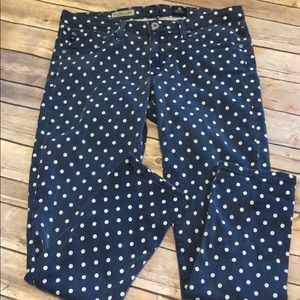 Anthropologie Polka Dot Jeans